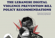 “The Lebanese Digital Violence Prevention Bill: Policy Recommendations”